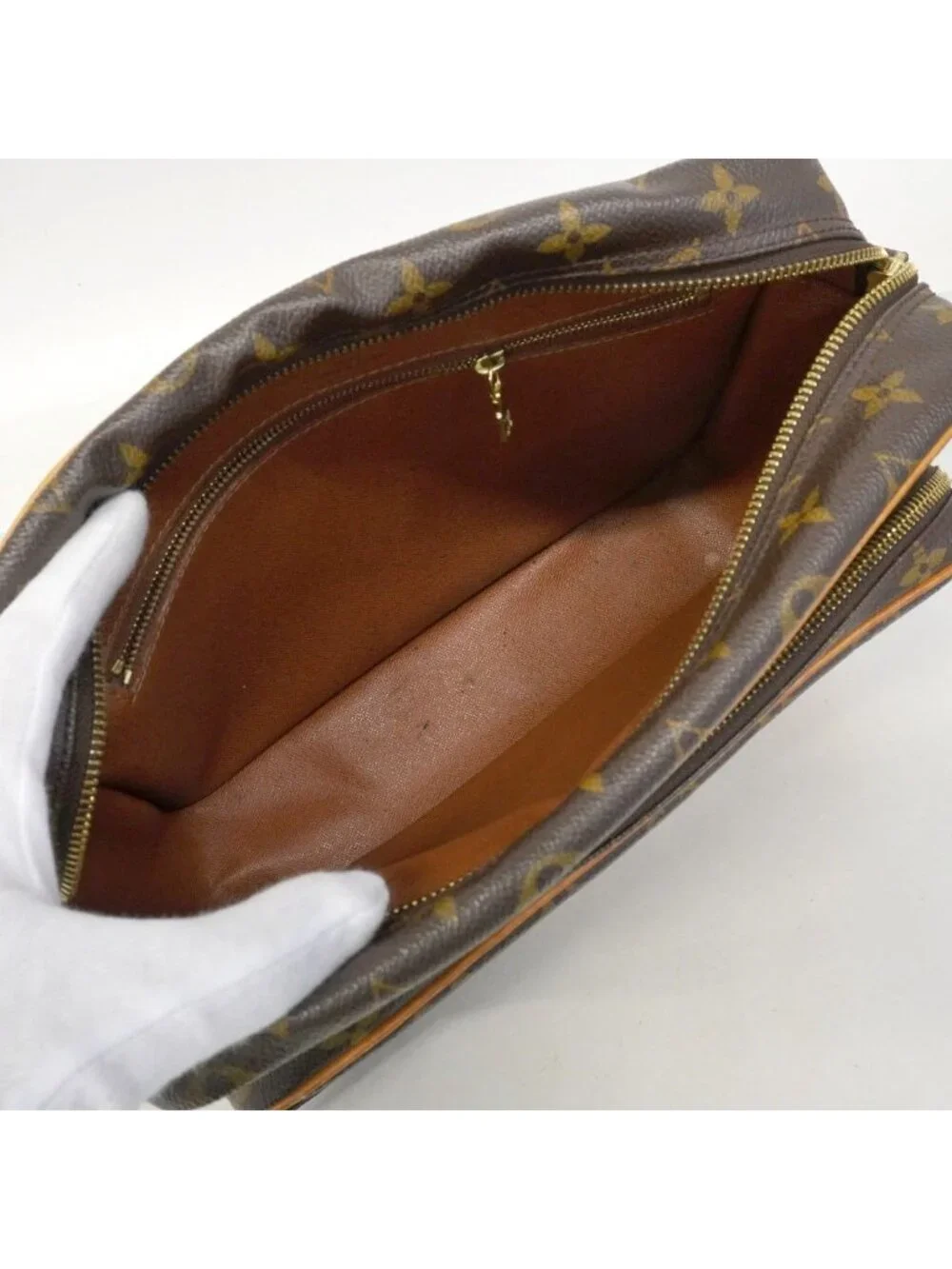 ★SOLD★ Louis Vuitton Shoulder Bag Monogram Nile Brown - Picture 4 of 10